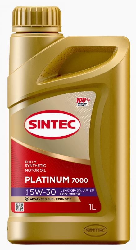 Sintec Platinum 7000 5w30 GF-6A синт. SP 1л