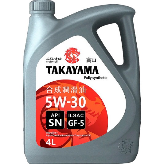 Takayama 5w30 SN/GF-5 4л пластик