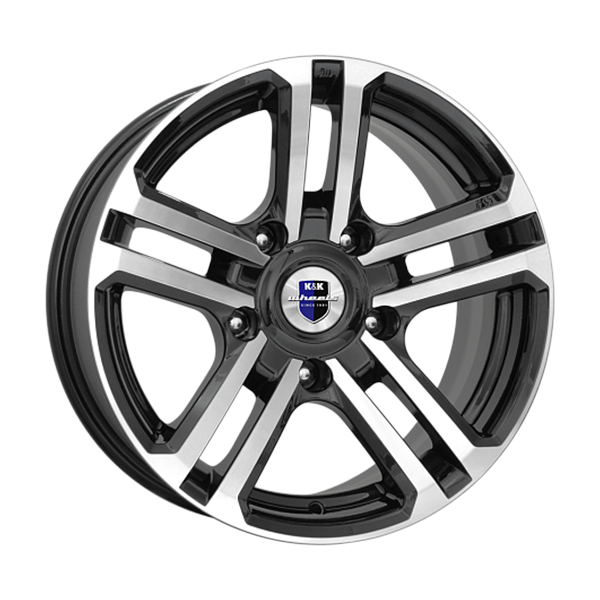 диски КиК Палладика 7,0x16 5x139,7 98,0 30 алмаз чёрный